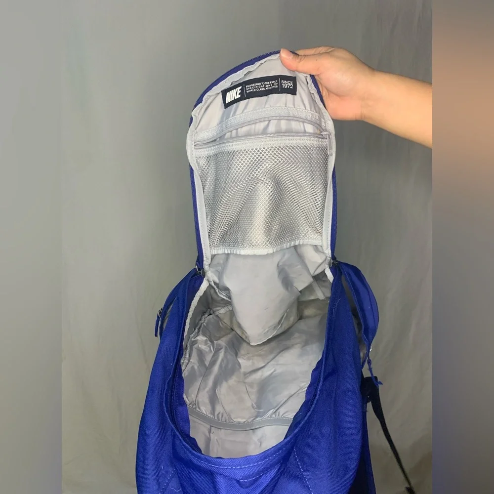 Nike Royal Blue Backpack with Black & Blue Camo Accent